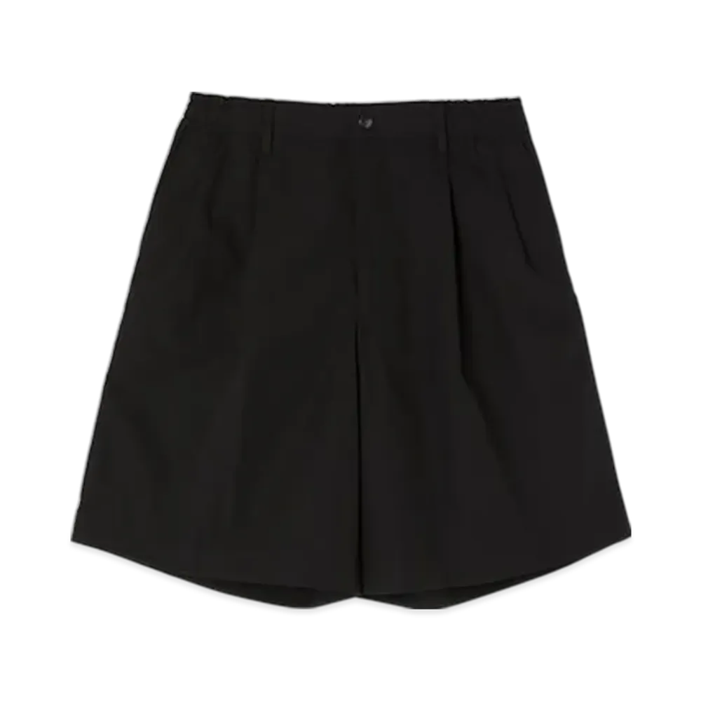 N.HOOLYWOOD Tuck Half Pants "Black"
