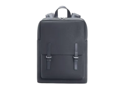 LOEWE Military Backpack In Soft Grained Calfskin "Anthracite"