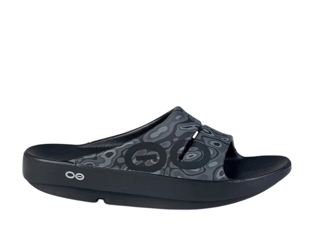 OOFOS OOahh Sport "Black Water Camo"