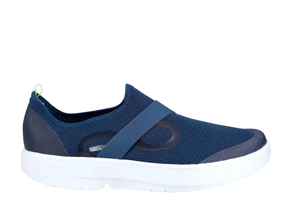 OOFOS OOmg Mesh Low "White/Navy"
