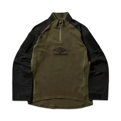 UMBRO Men's Tactical Half Zip Sweatshirt "Army Green"