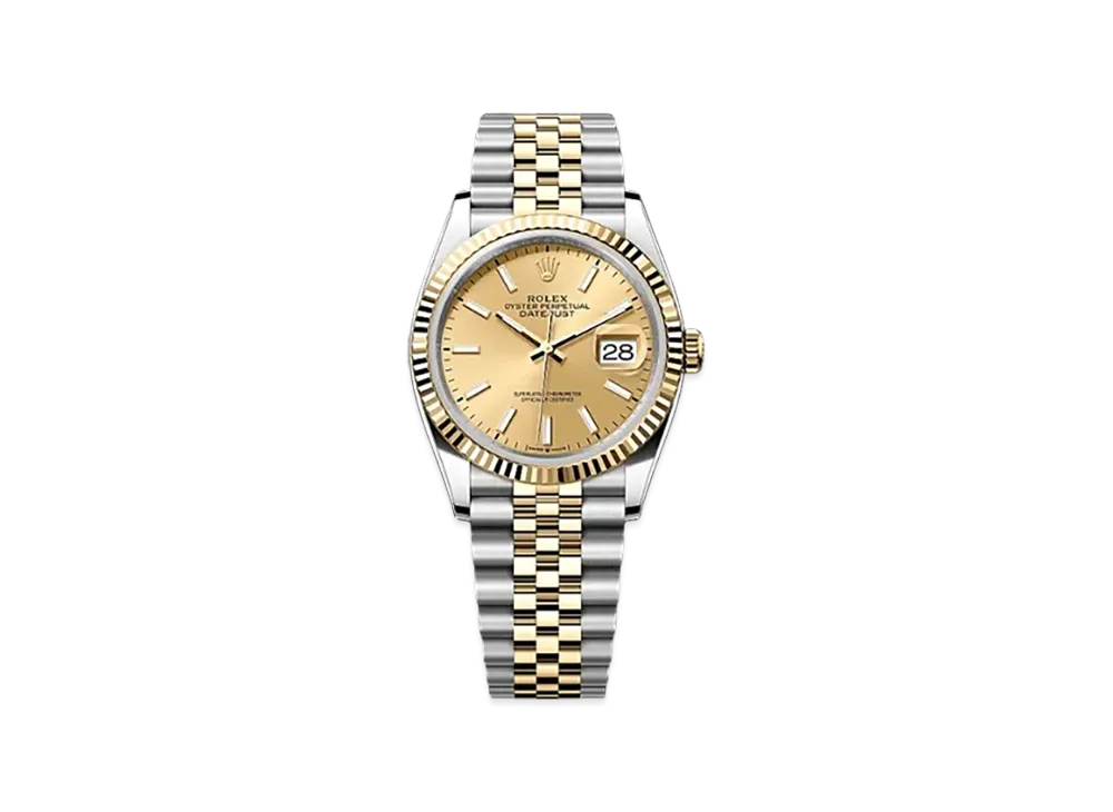 ROLEX Datejust 36 Oystersteel & Yellow Gold "Gold"