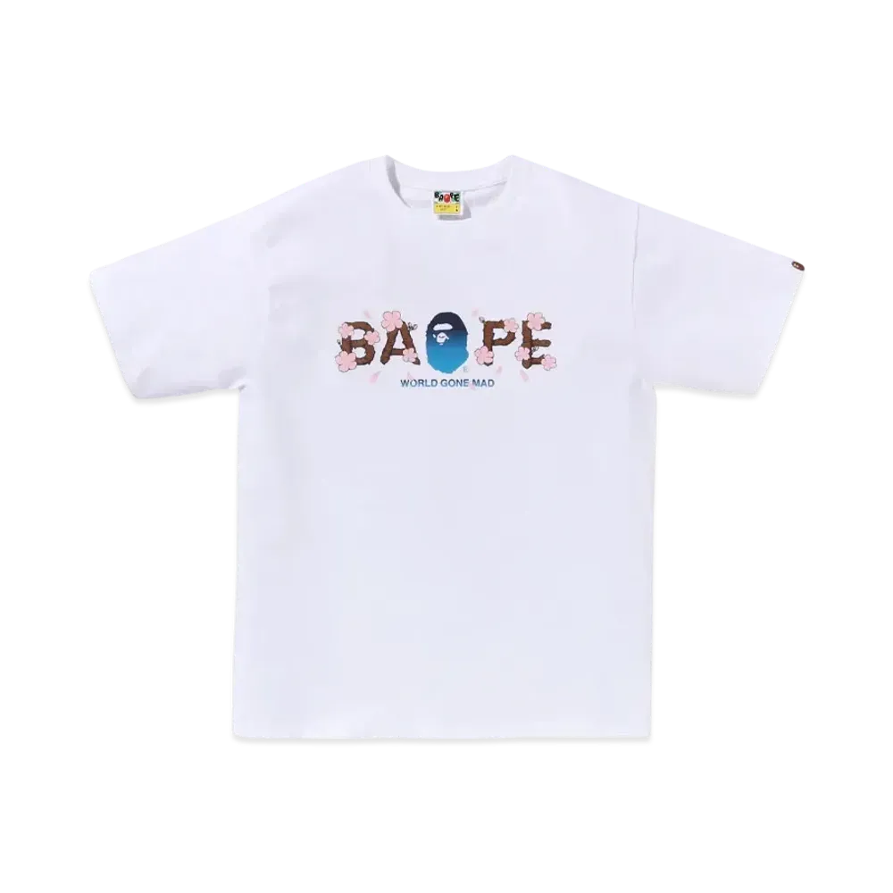 A BATHING APE Sakura Bape Tee "White"