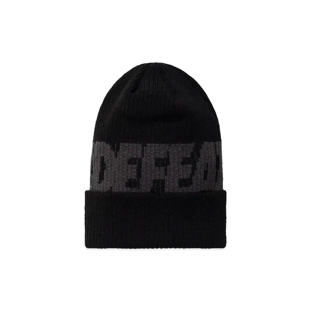UNDEFEATED Jacquard Logo Beanie "Black"