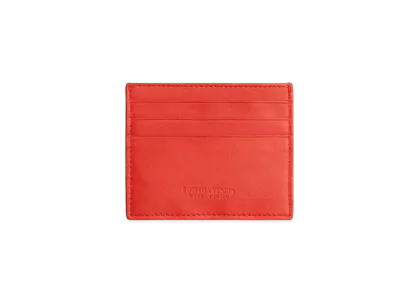 Bottega Veneta Credit Card Holder "Tomato"