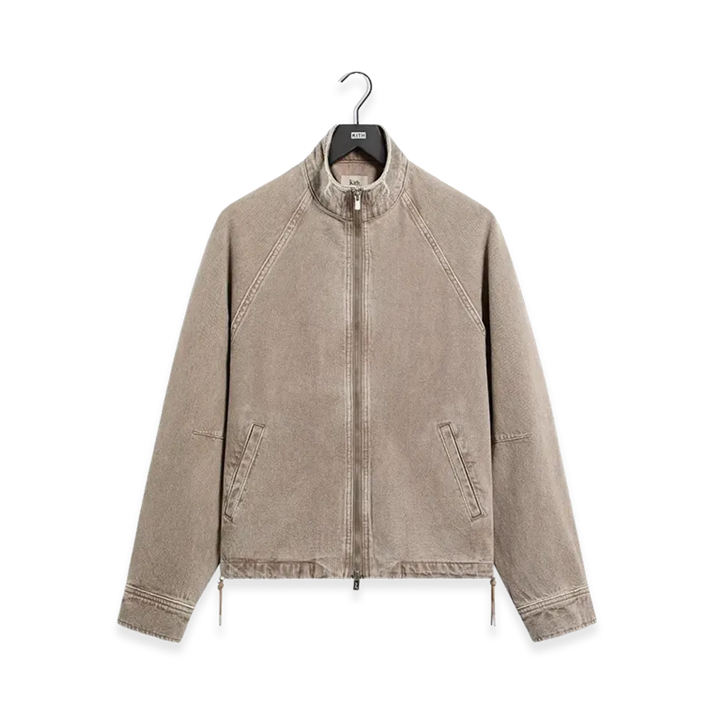 Kith Herringbone Denim Efron Track Jacket "Factor"
