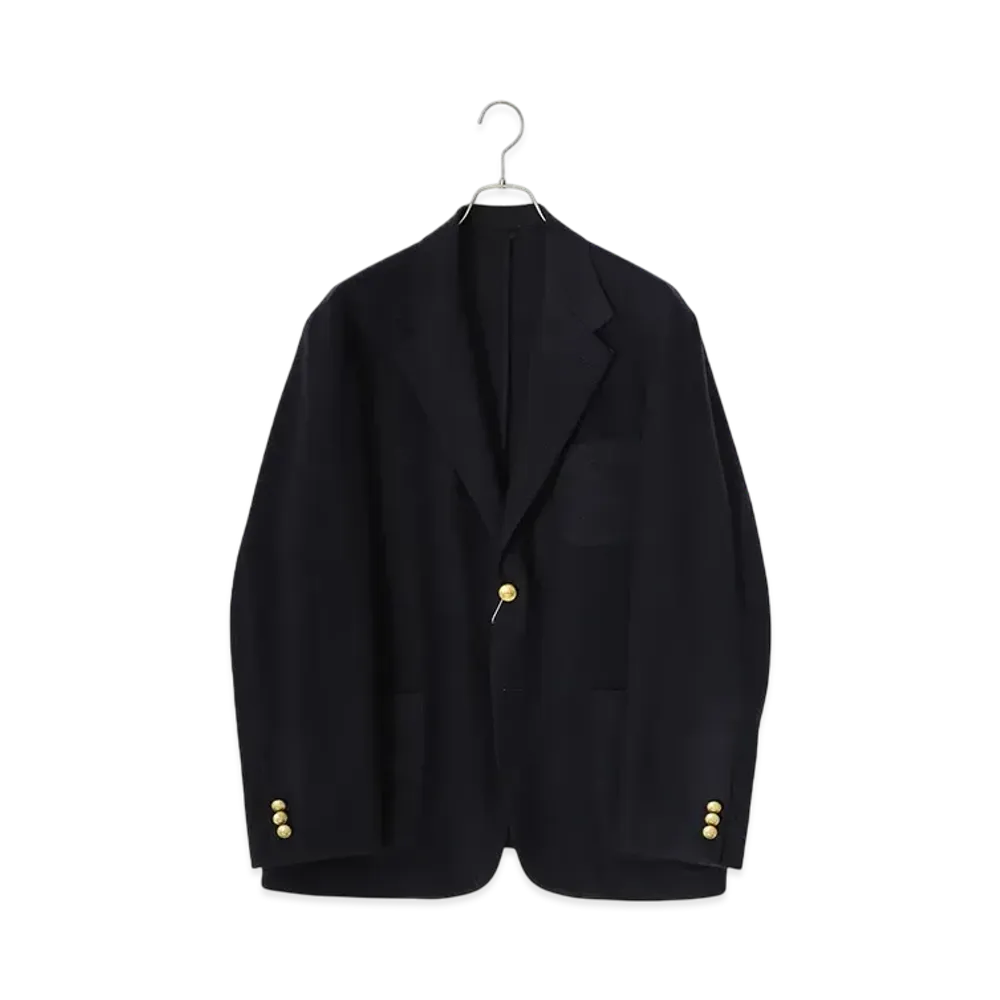 COMOLI Cashmere Navy Blazer "Navy"