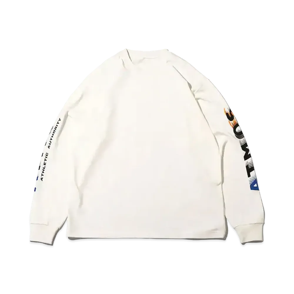 atmos Sleeve Logo L/S "White"