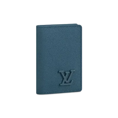 Louis Vuitton Organizer De Posh Aerogram "Blue"
