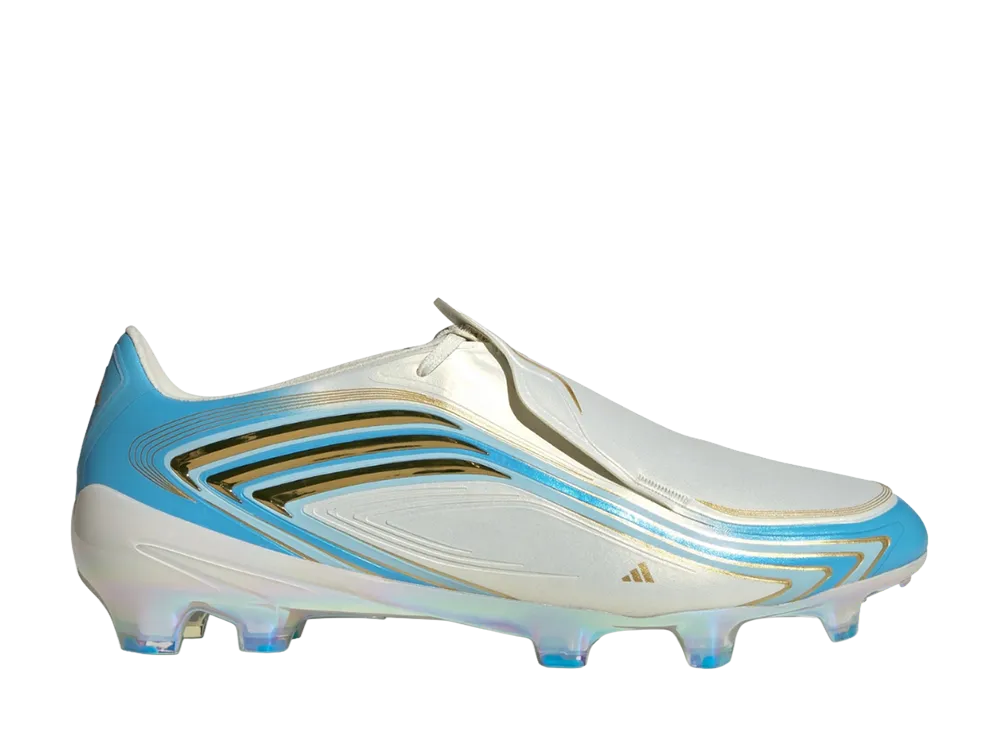 Lionel Messi × adidas F50 Elite El Ultimo Tango "Ivory/Semi Blue Burst"