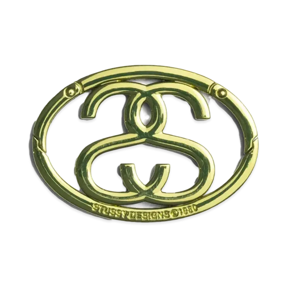 Stussy SS Link Carabiner "Anodized Lime"