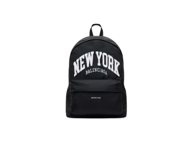 BALENCIAGA Cities New York Explorer Backpack "Black"