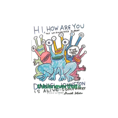 thisisneverthat x Daniel Johnston Frogs Risograph Poster "Multi"