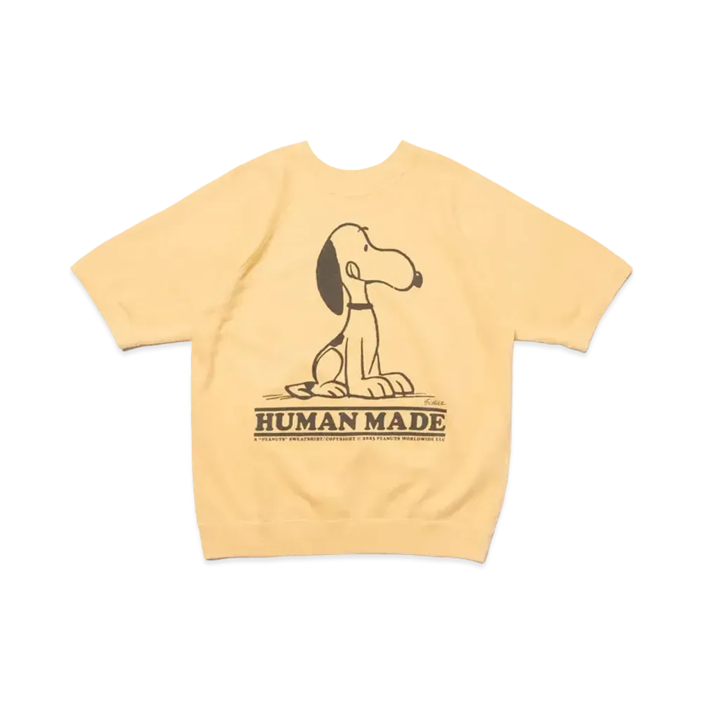HUMAN MADE Peanuts S/S Sweatshirt #1 "Yellow"