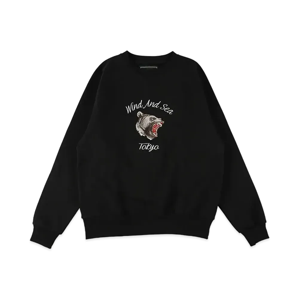 WIND AND SEA Tokyo WDS GB Raglan Crew Neck "Black"