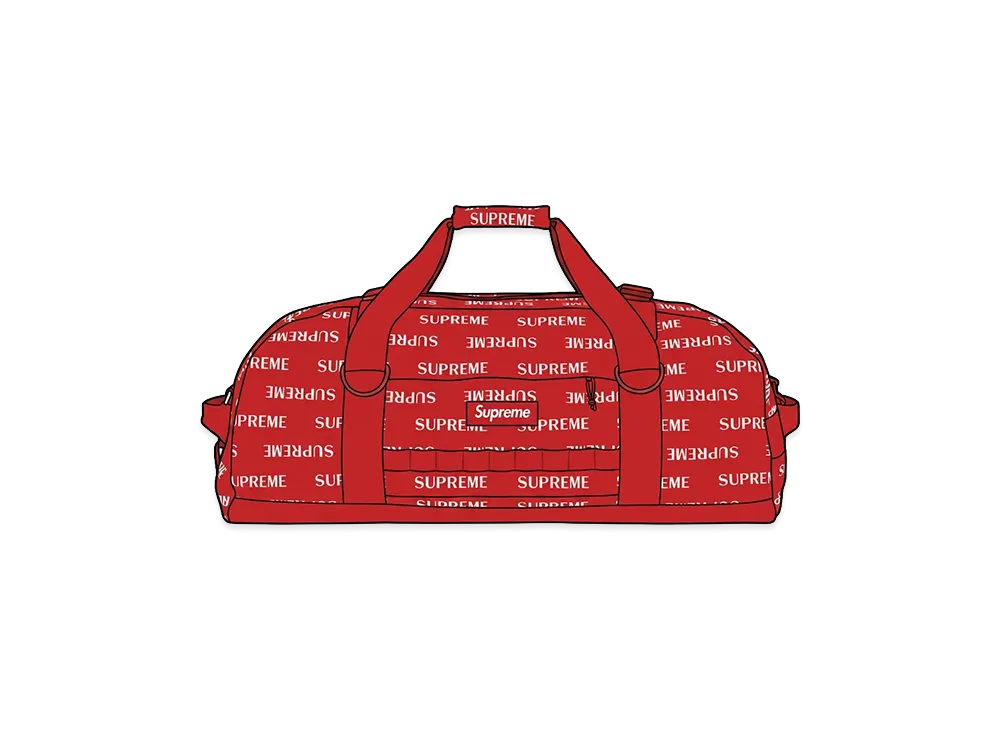 Supreme Large Duffle Bag "Red"