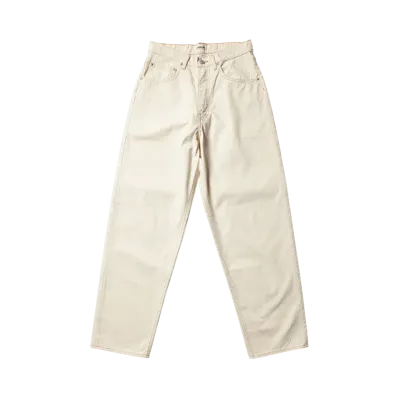 AURALEE Organic Cotton Slub Duck Wide Pants "Natural"