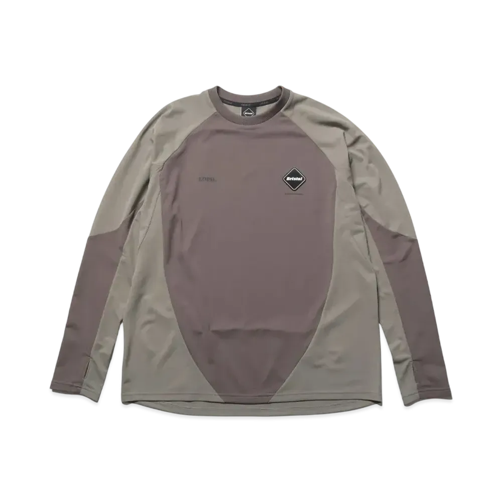 F.C.Real Bristol Stream Line L/S Top "Light Brown"