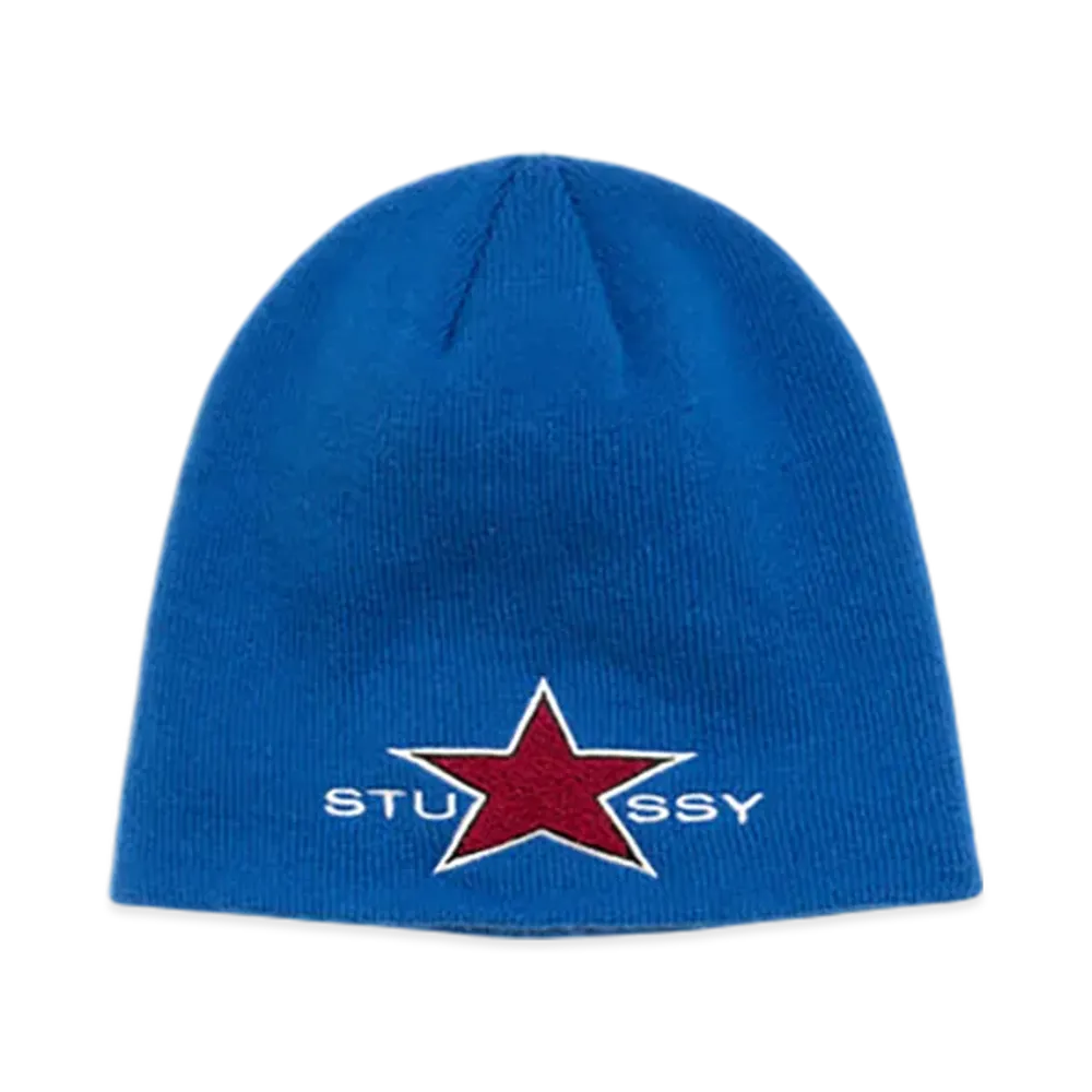 Stussy Skullcap Star Patch "Blue"