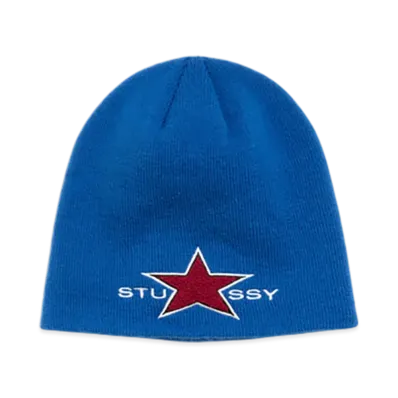 Stussy Skullcap Star Patch "Blue"