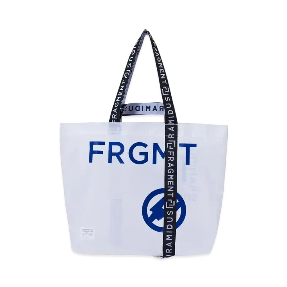 FRAGMENT x RAMIDUS TOTE BAG (L) "White"
