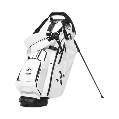 GOD SELECTION XXX x FRAGMENT x Vessel Golf Golf Bag Player 4.0 Pro Stand "White"