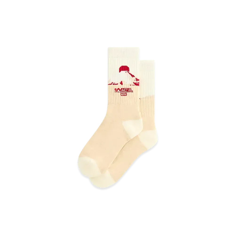 Kith x Columbia NSE Mountain Socks "Sandrift"