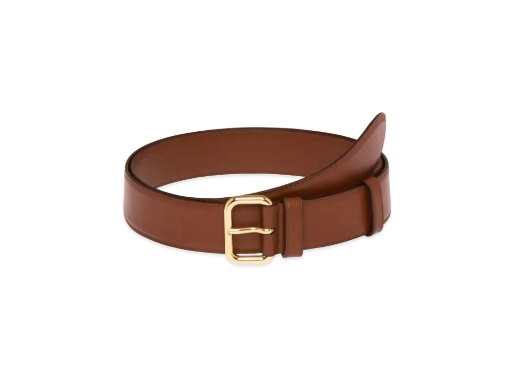 MIU MIU Leather Belt "Brown"