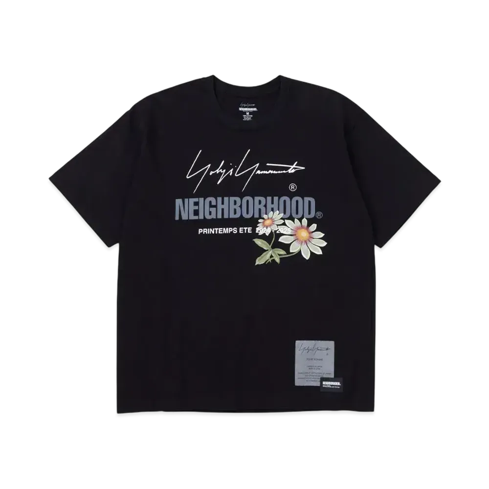 NEIGHBORHOOD x Yohji Yamamoto Tee SS-1 "Black"