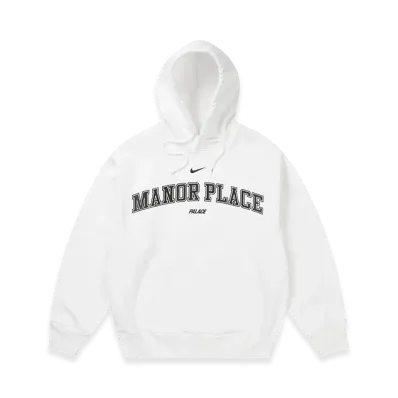 PALACE x Nike Shop Hood Manor Place "White"