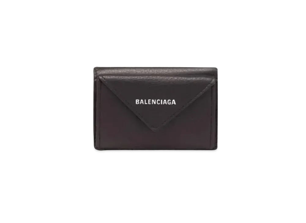 BALENCIAGA Paper Paper Mini Wallet "Black"