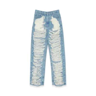 MM6 Maison Margiela Women's Ripped Jeans "Blue"