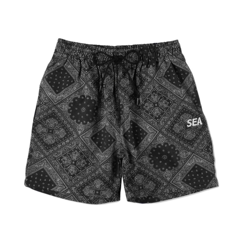 WIND AND SEA Paisley Short "Black"