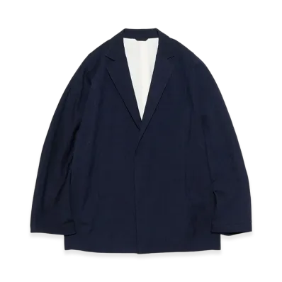 nanamica Wool Cotton Crepe Jacket "Navy"