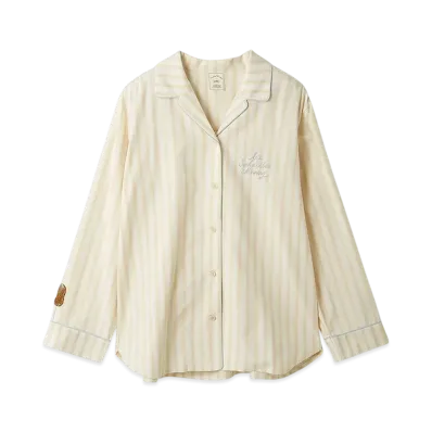 GELATO PIQUE Morning Striped Shirt "Yellow"