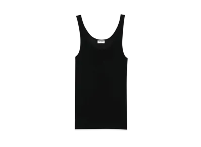 Saint Laurent Women's Tank Top in Jersey "Black"