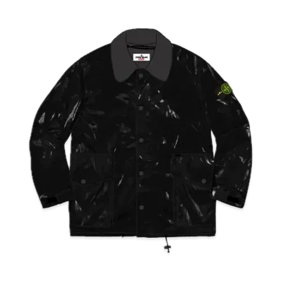 Supreme x Stone Island New Silk Light Jacket "Black"