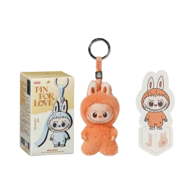 POP MART THE MONSTERS (LABUBU) Pin for Love Series-Vinyl Plush Pendant (A-M) J
