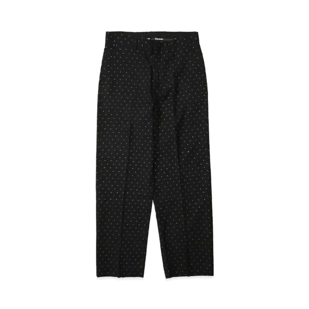 Supreme Metallic Dot Trouser "Black"