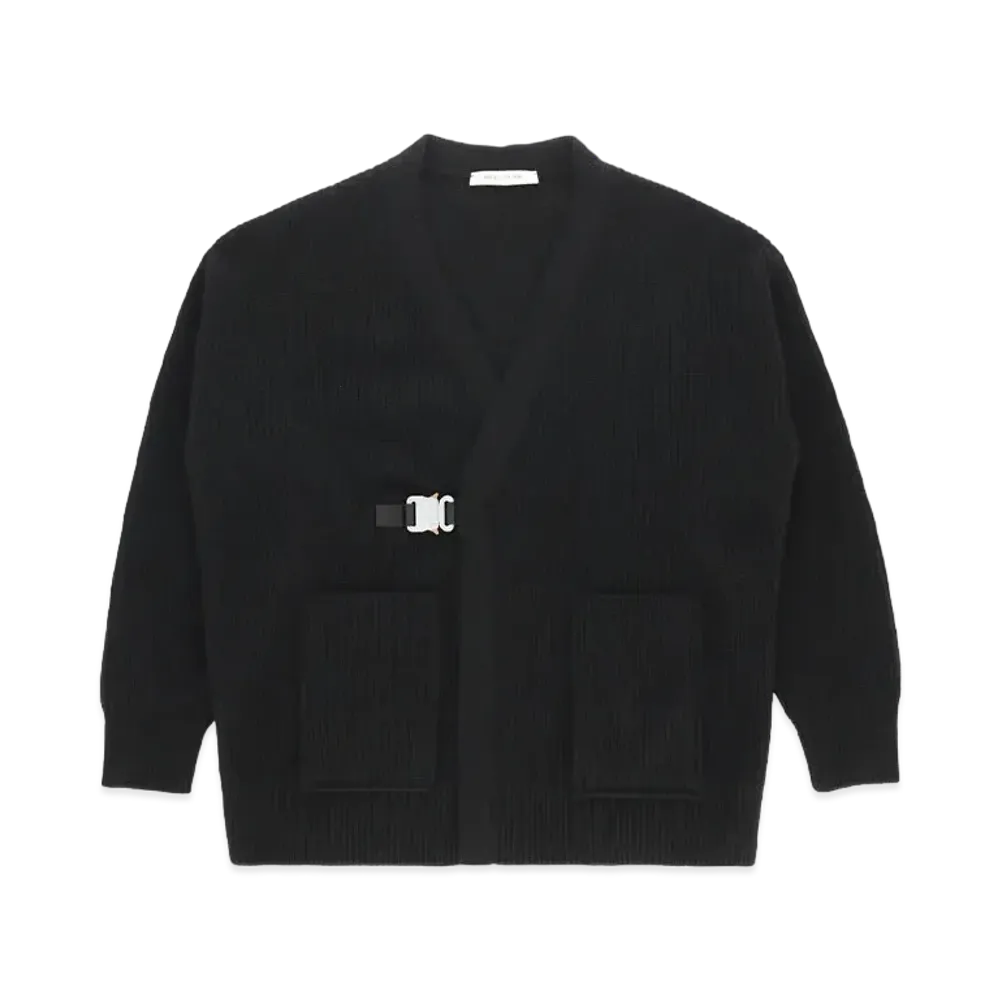 1017 ALYX 9SM Buckle Cardigan "Black"