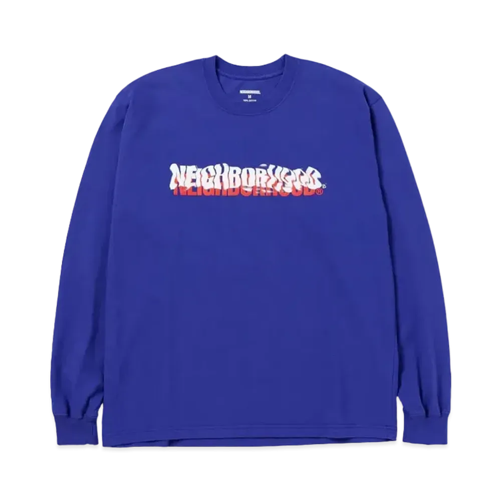 NEIGHBORHOOD NH . Tee LS-11 "Blue"