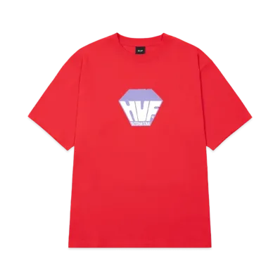 HUF Big Block Tee "Tomato"