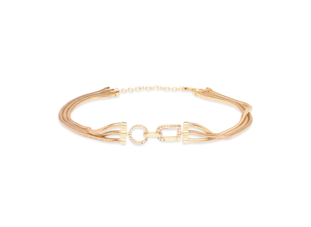 MIU MIU Chain Belt "Gold/Crystal"