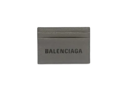 BALENCIAGA Everyday Daily Multicard Slot Card Holder "Anthracite/Black"