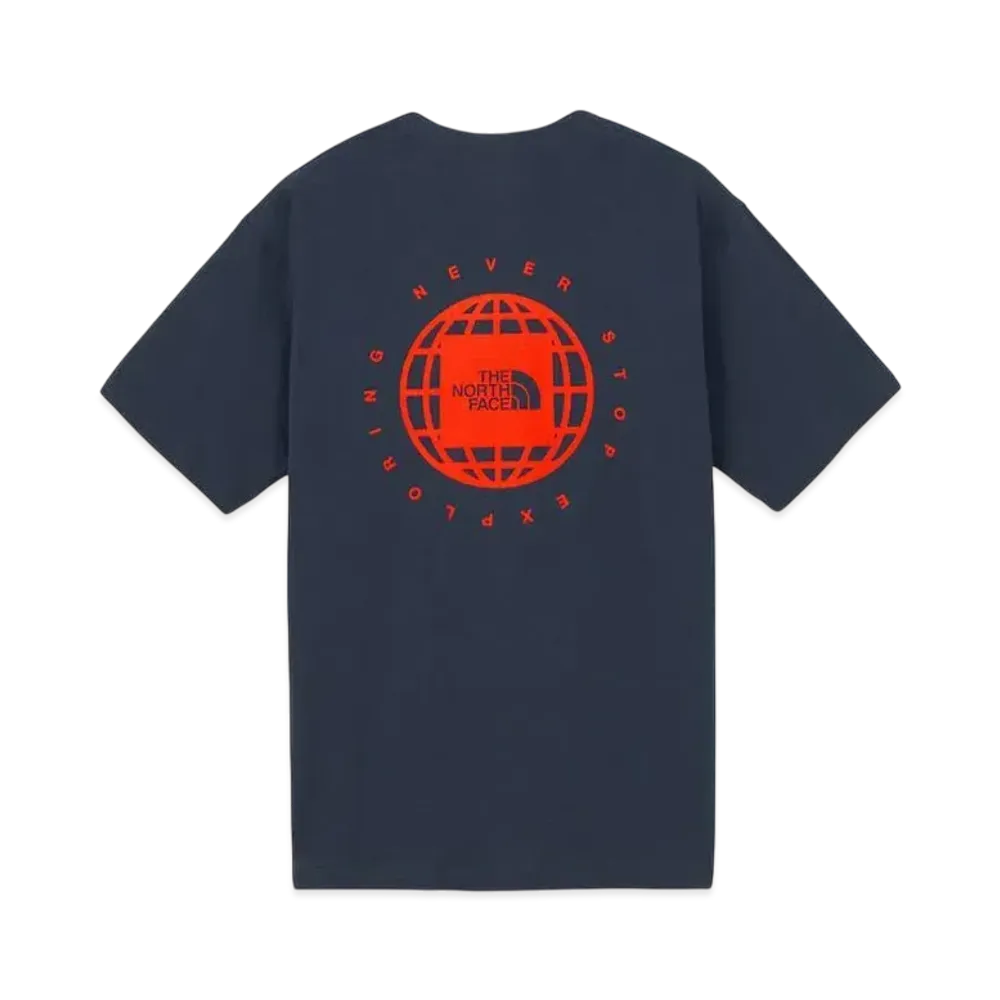 The North Face Short Sleeve Geo Square Logo Tee "Urban Navy"