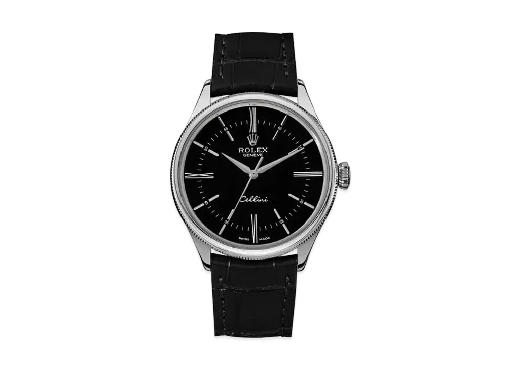 ROLEX Cellini Time "Black/White Gold"