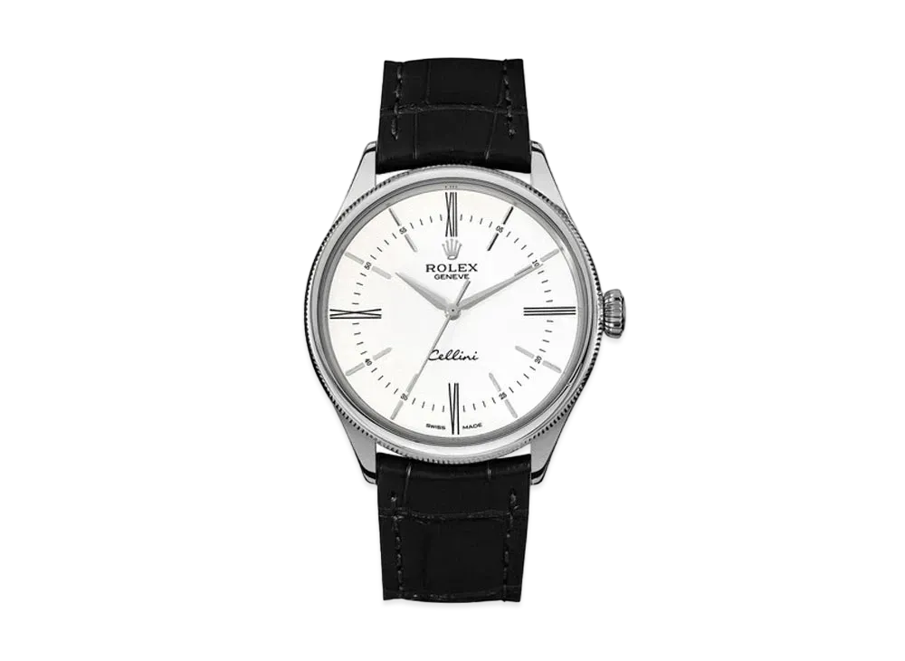ROLEX Cellini Time "White/White Gold"