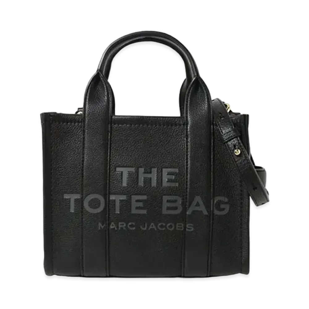 Marc Jacobs The Leather Mini Tote Bag "Black"