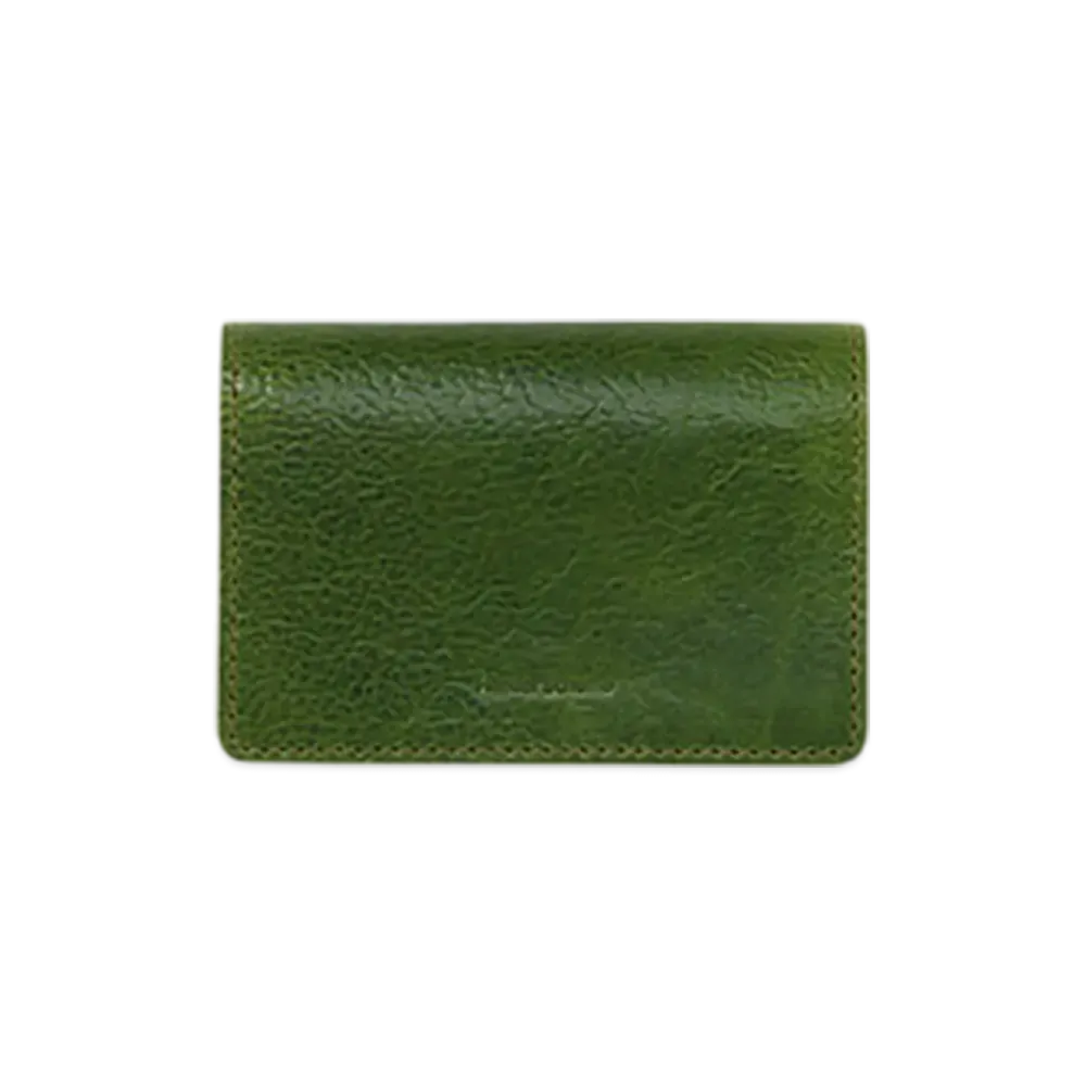 Hender Scheme Multilayered Card Case "Lime Green"