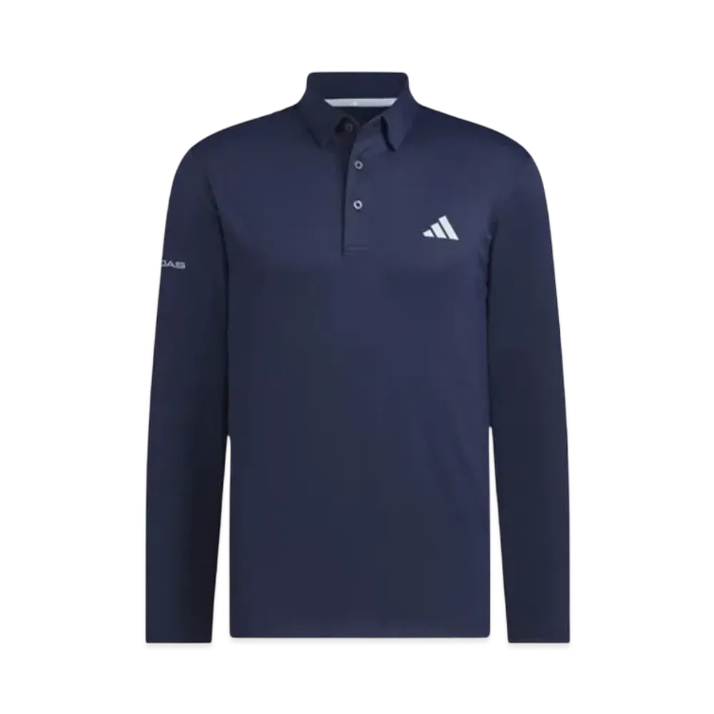 adidas Bos Motif Stretch Long Sleeve Button Down Shirt "Collegiate Navy"